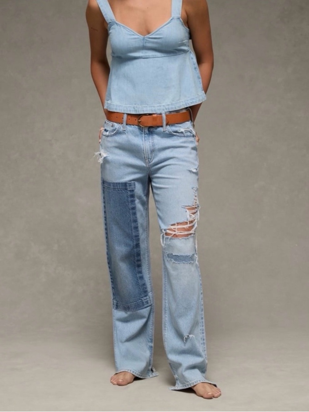 NWT! Rare! AEO Strigid Low-Rise Ex Boyfriend Jean